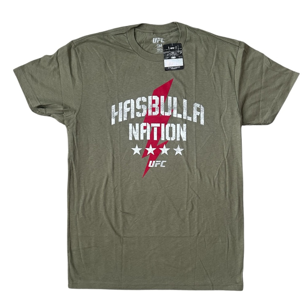 UFC Hasbulla Nation Olive Shirt T-Shirt Tee Men Women Youth Unisex NWT $25 MSRP - Picture 6 of 7